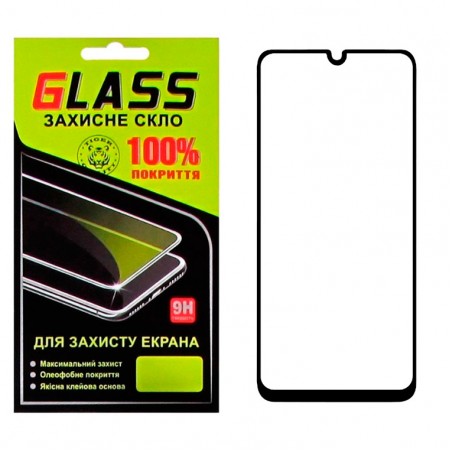 Защитное стекло Full Screen Samsung A20 2019 A205 black Glass