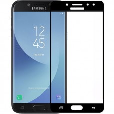 Защитное стекло Full Screen Samsung J7 2017 J730 black тех.пакет