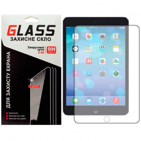 Защитное стекло 2.5D Apple iPad Air, Air 2, Air 5 0.3mm Glass