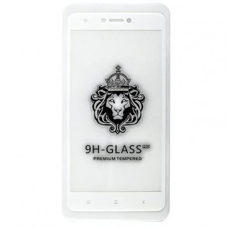 Защитное стекло Full Glue Xiaomi Redmi Note 4X white тех.пакет