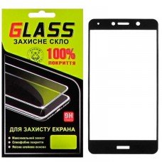 Защитное стекло Full Screen Huawei Y7 2017 black Glass