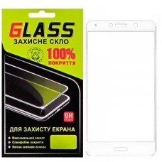 Защитное стекло Full Screen Huawei Y7 2017 white Glass