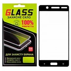 Защитное стекло Full Screen Nokia 5 black Glass