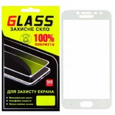 Защитное стекло Full Screen Samsung J2 2018 J250, J2 Pro 2018 white Glass