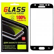 Защитное стекло Full Screen Samsung J3 2017 J330 black Glass