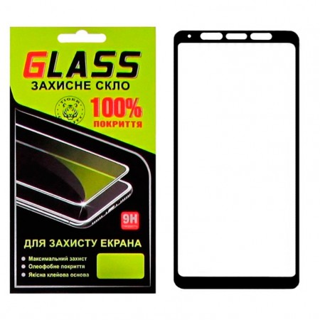 Защитное стекло Full Screen Samsung A9 2018 A920 black Glass